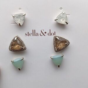 Stella and Dot Halo Stud LOT